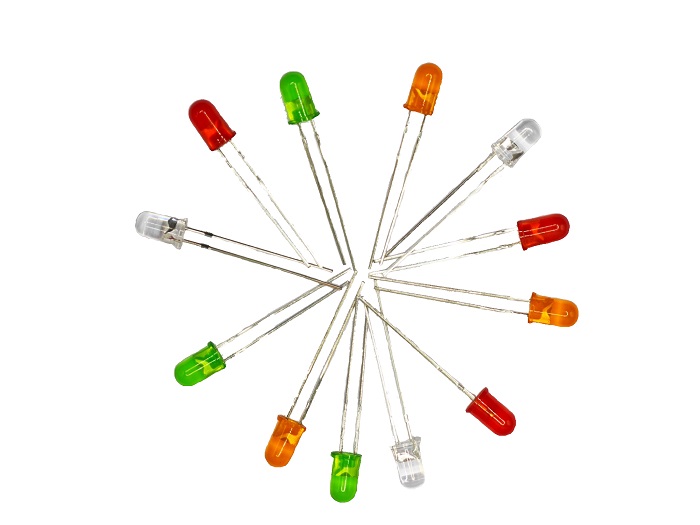 插件圓頭單色LED燈珠