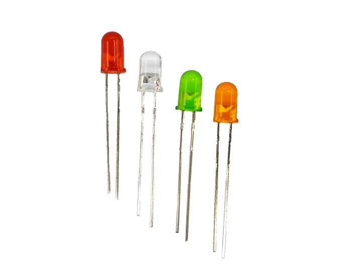 插件圓頭單色LED燈珠